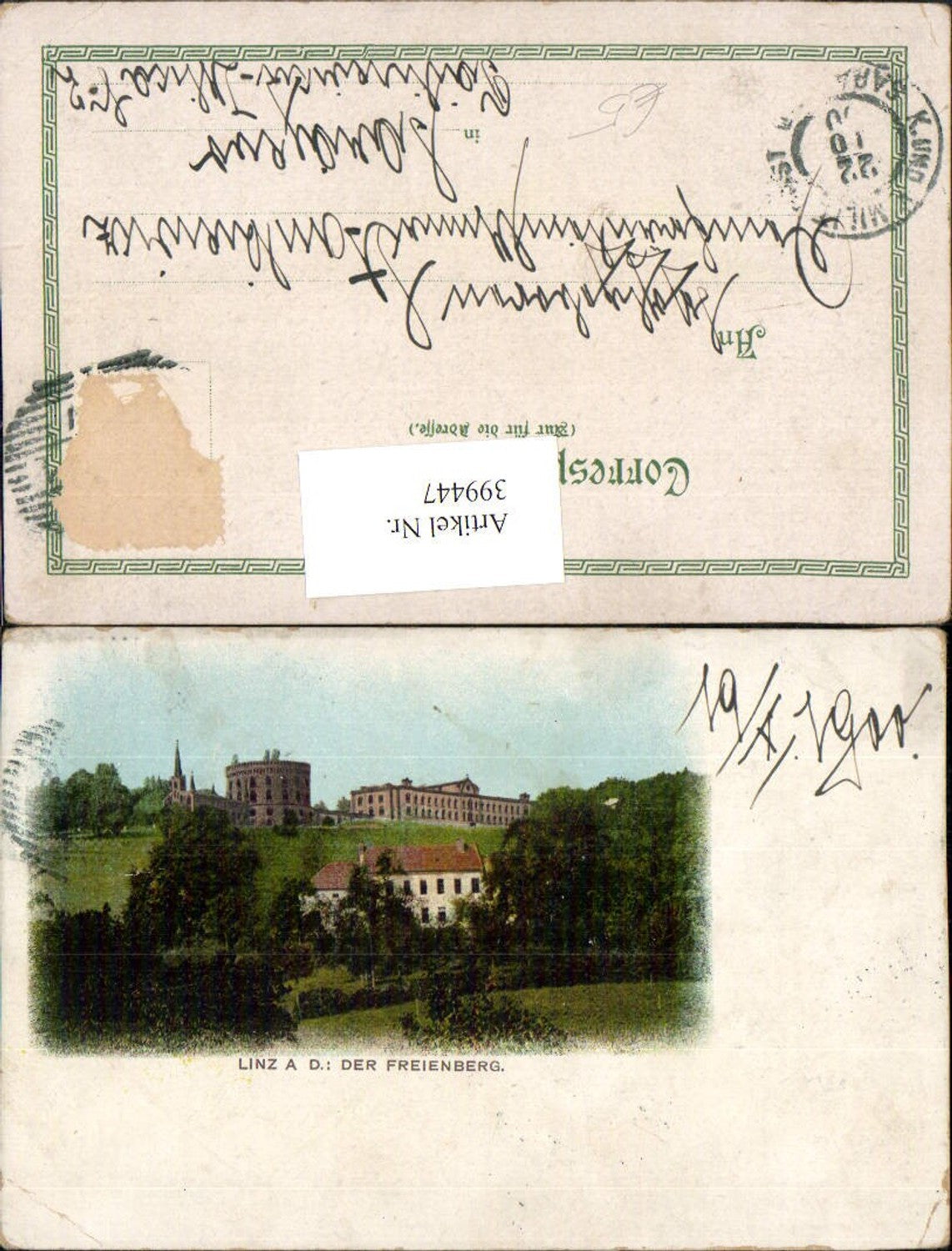 399447,Linz an d. Donau Freinberg Kirche Kloster