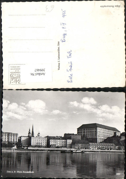 399467,Linz an d. Donau Obere Donaulände Schloss Gebäude