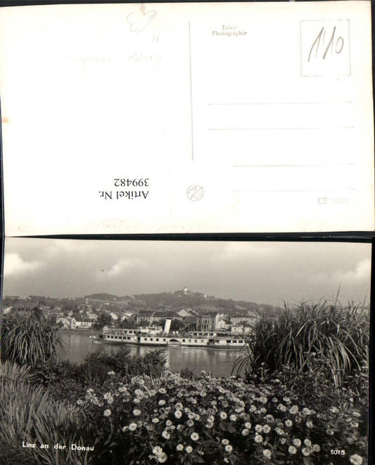 399482,Linz an d. Donau Teilansicht Dampfer Schönbrunn