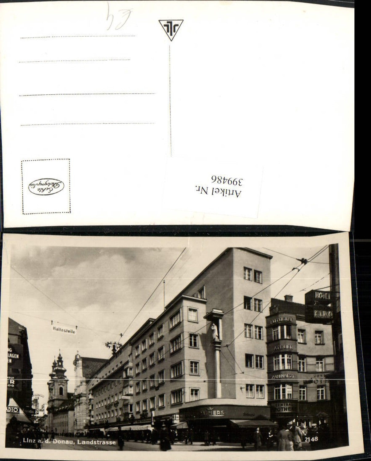 399486,Linz an d. Donau Landstraße Straßenansicht Geschäfte