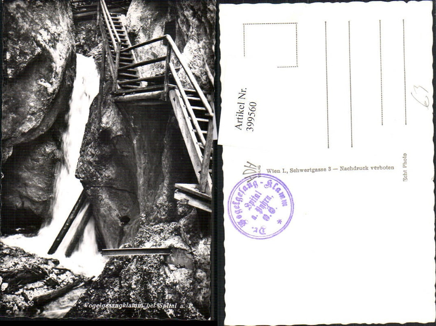 399560,Vogelgesangklamm Klamm b. Spital am Pyhrn Wasserfall