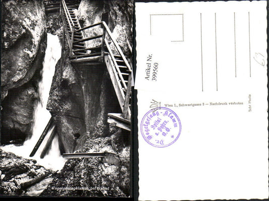 399560,Vogelgesangklamm Klamm b. Spital am Pyhrn Wasserfall