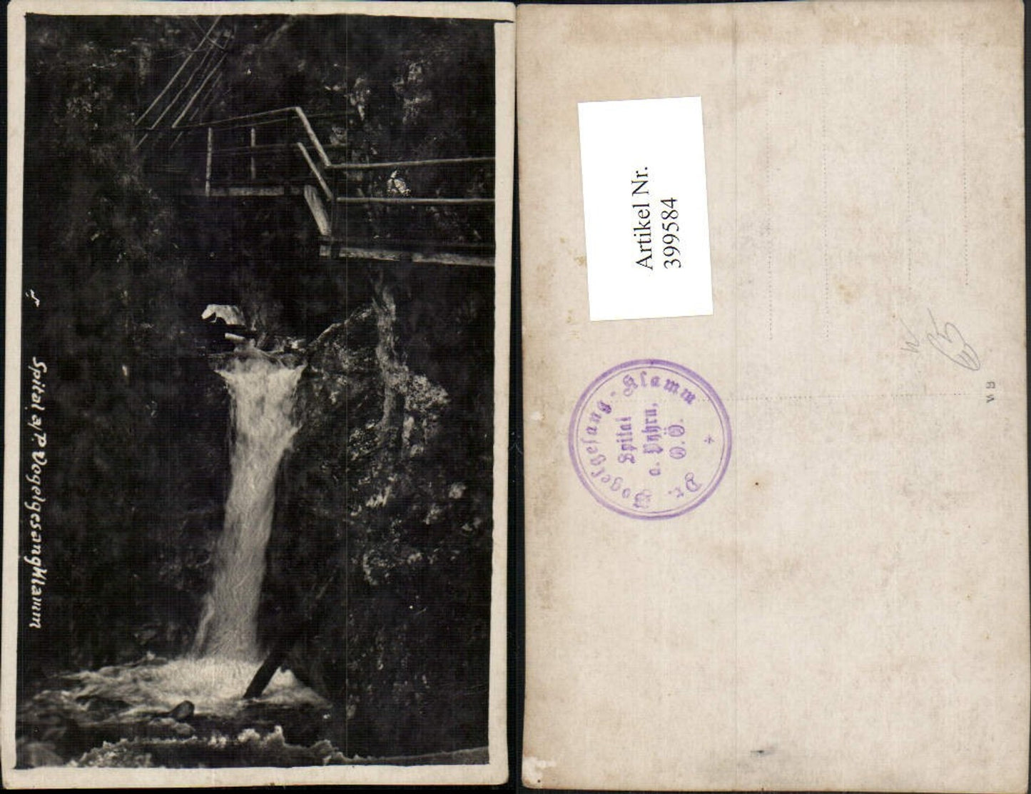399584,Spital am Pyhrn Vogelgesagnklamm Klamm Wasserfall