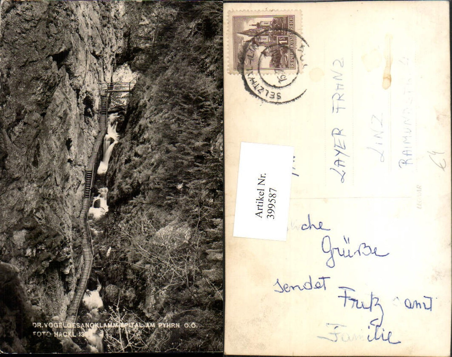 399587,Vogelgesangklamm Klamm b. Spital am Pyhrn pub Foto Hackl 139