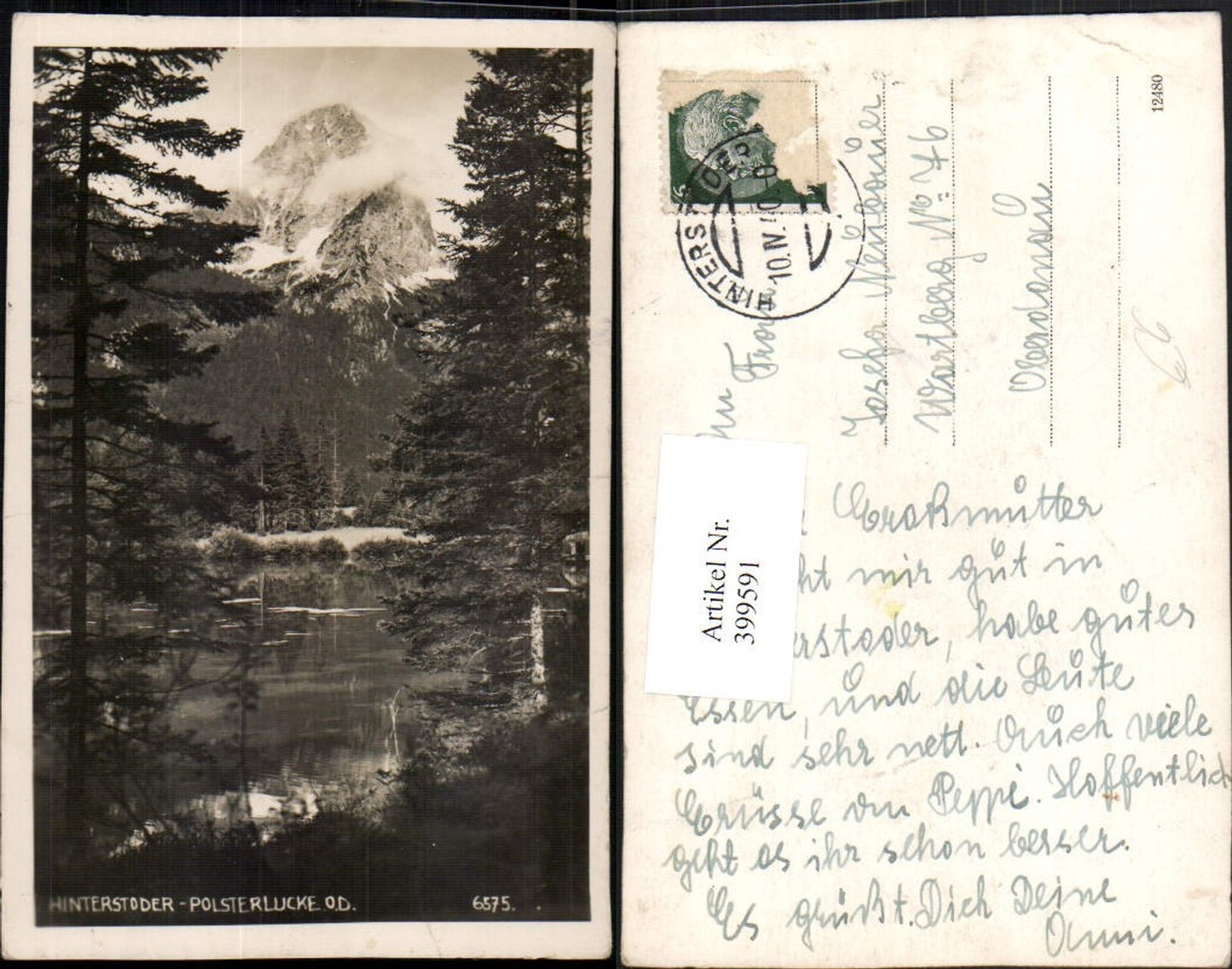 399591,Hinterstoder Polsterlucke Bergkulisse