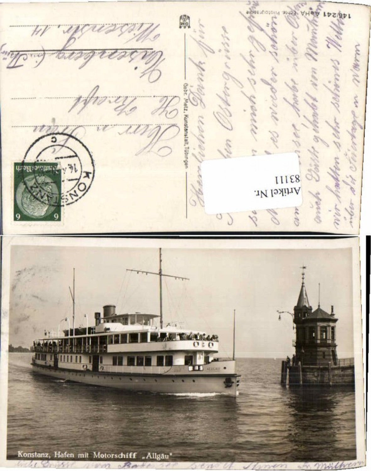 83111,Konstanz Hafen Bodensee Motorschiff Allgäu