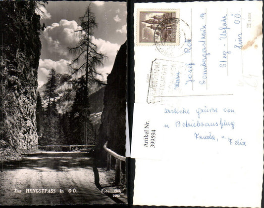 399594,Hengstpass b. Rosenau Straße pub Foto Oth 2292