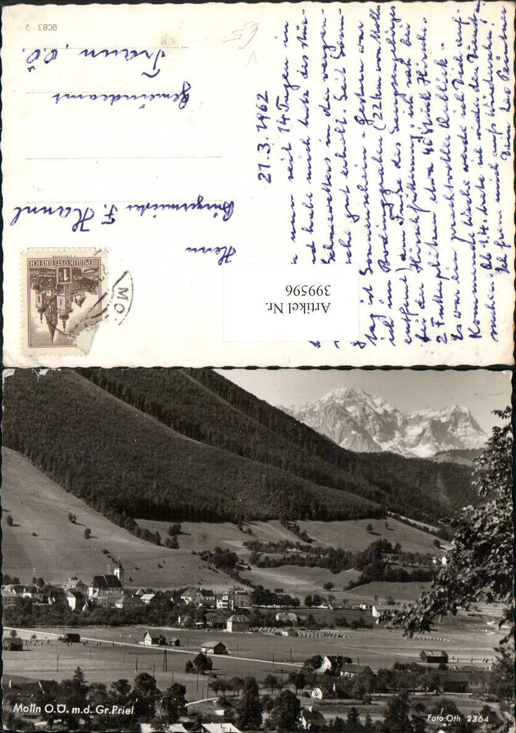 399596,Molln Totale m. Großen Priel Bergkulisse pub Foto Oth 2364