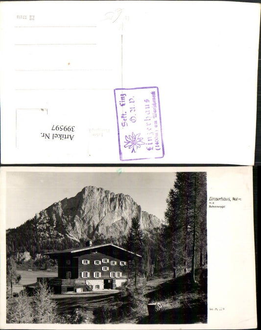 399597,Linzerhaus m. Stubwieswipfel b. Spital am Pyhrn Bergkulisse pub Foto Oth 2217