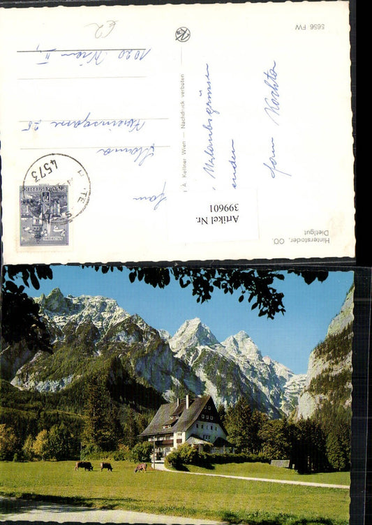 399601,Hinterstoder Dietlgut Bergkulisse