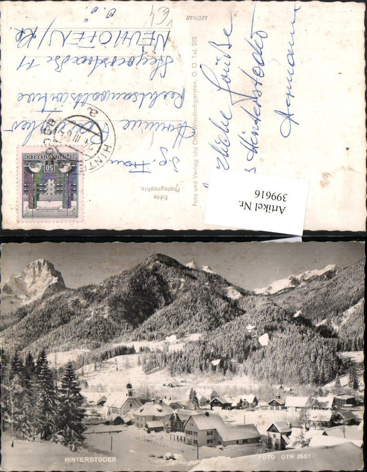 399616,Hinterstoder Totale Bergkulisse Winterbild pub Foto Oth 2687