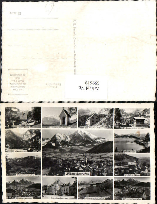 399619,Windischgarsten Totale Prielschutzhaus Bosruckhütte Mehrbildkarte