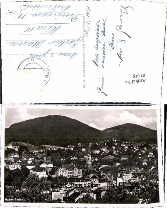 83145, Baden Baden Total 1938
