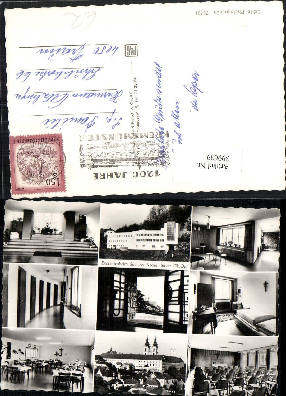 399639,Kremsmünster Stift Exerzitienheim Subiaco Innenansichten Mehrbildkarte