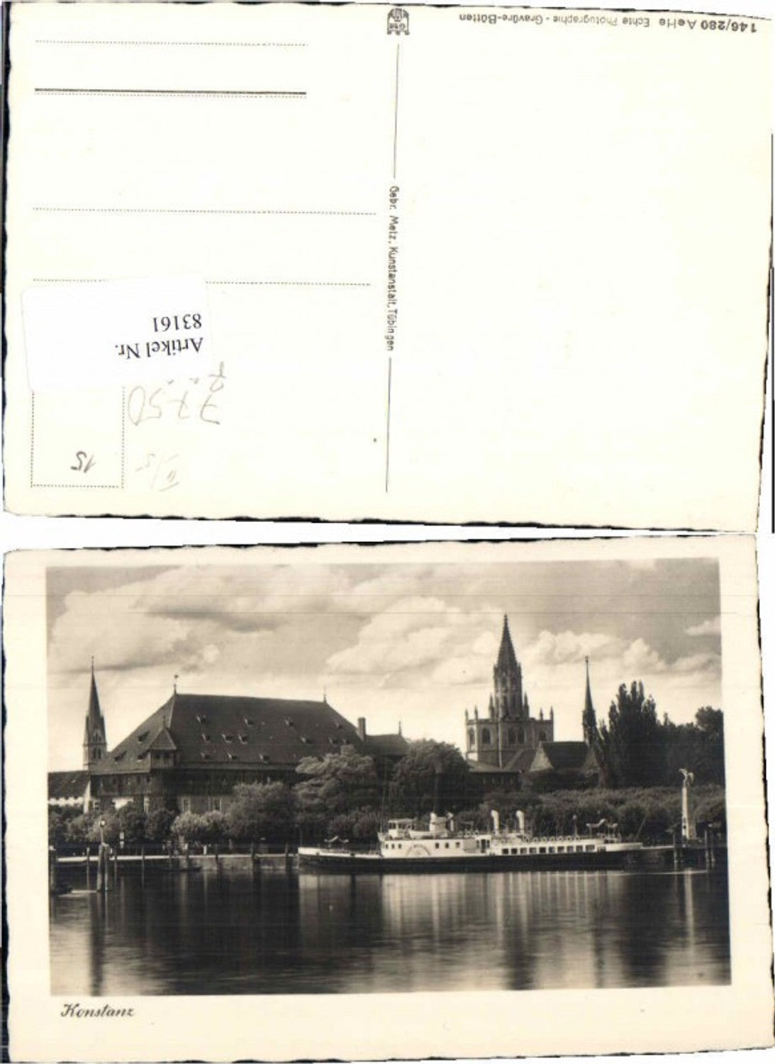 83161,Konstanz am Bodensee Dampfer Meersburg