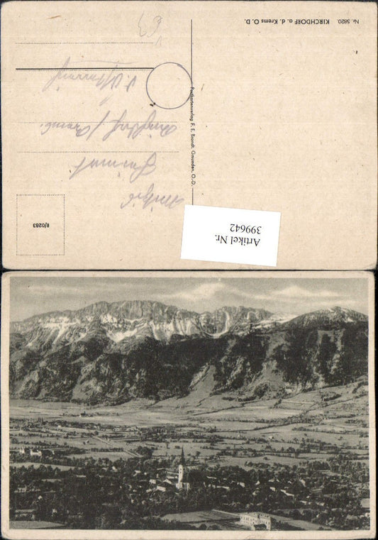 399642,Kirchdorf an d. Krems Totale Bergkulisse