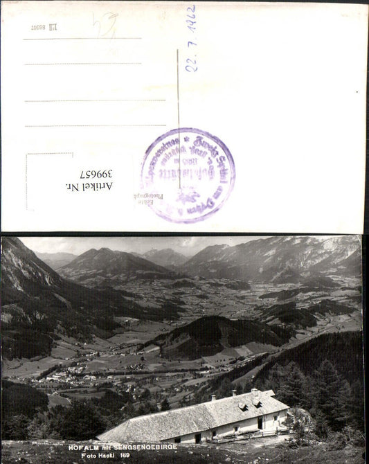 399657,Hofalm b. Spital am Pyhrn m. Sengsengebirge Bergkulisse pub Foto Hackl 169