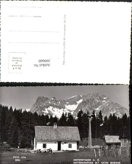 399660,Hinterstoder Huttererböden m. Toten Gebirge Bergkulisse pub Foto Oth 2564