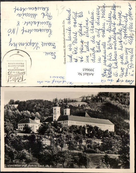 399665,Schlierbach Cisterzienserstift Stift