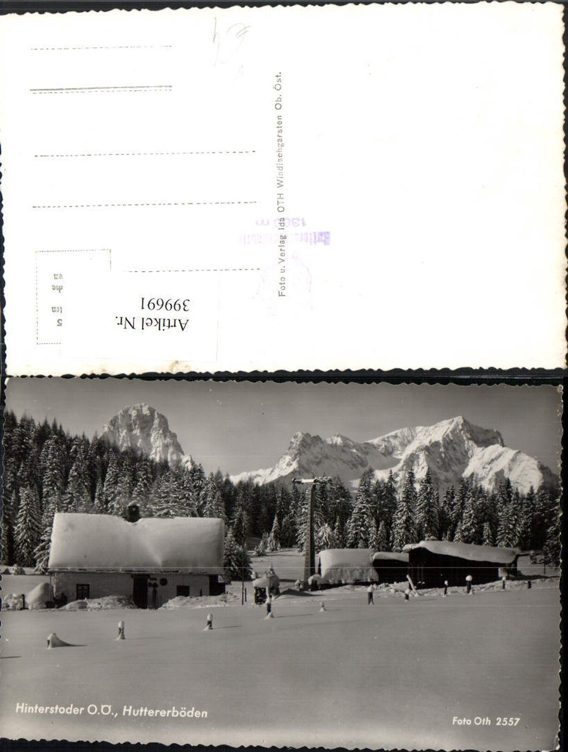 399691,Hinterstoder Huttererböden Bergkulisse Winterbild pub Foto Oth 2557