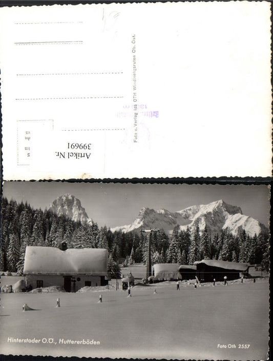 399691,Hinterstoder Huttererböden Bergkulisse Winterbild pub Foto Oth 2557