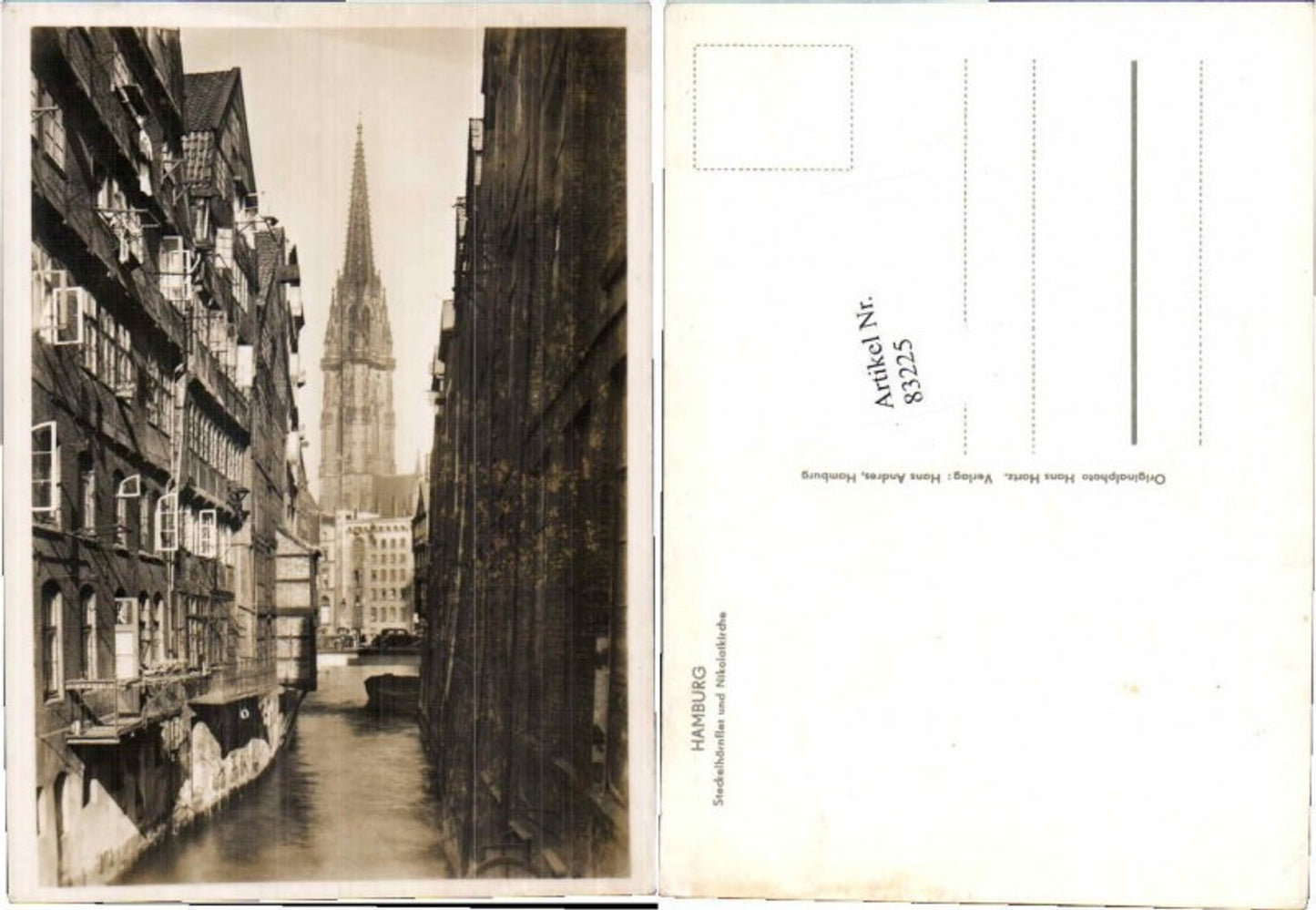 83225,Hamburg Steckelhörnflet Nikolaibrücke