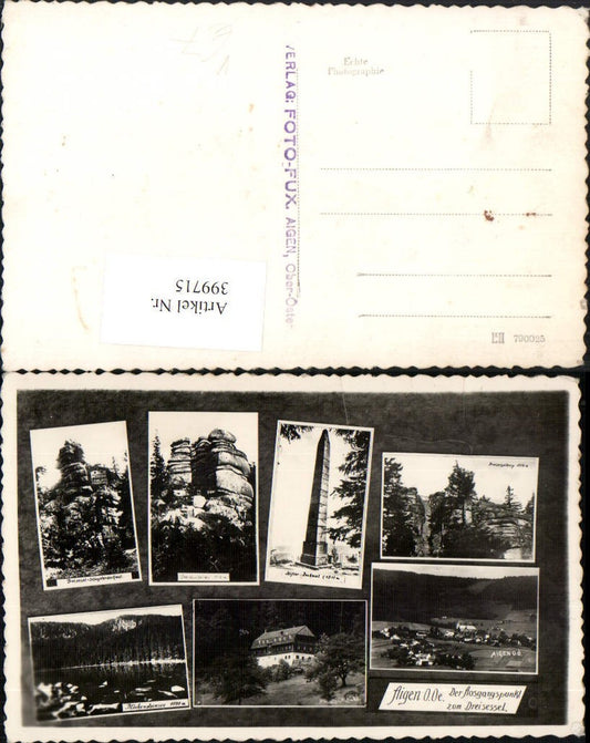 399715, Aigen Totale Dreisesselberg Stifter Monument Multiview map pub Photo Fux