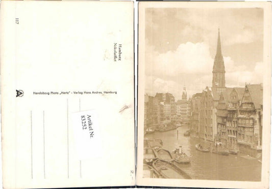 83252,Hamburg Nikolaiflet m. Booten