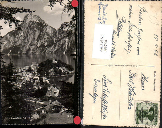 399744,Traunkirchen Totale Bergkulisse