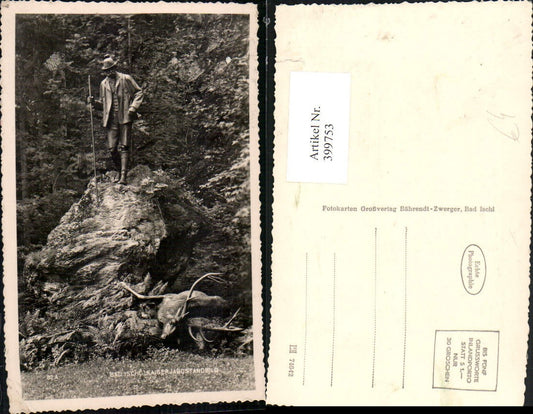 399753,Bad Ischl Kaiser Jagdstandbild Statue