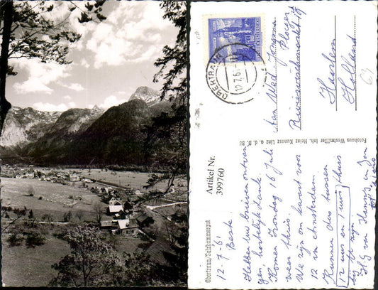 399760,Obertraun Totale Bergkulisse