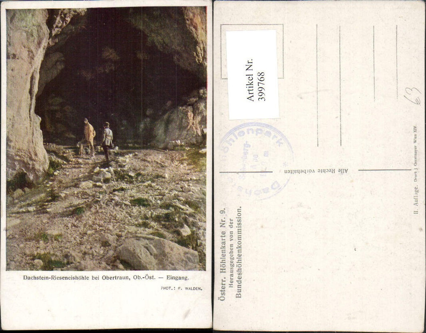 399768,Dachstein-Rieseneishöhle b. Obertraun Eingang