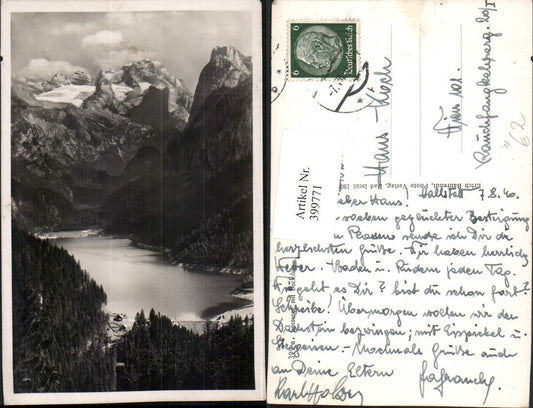 399771,Gosausee See b. Gosau m. Dachstein Bergkulisse