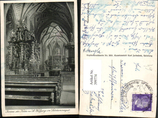 399774,St. Wolfgang Kirche Innenansicht