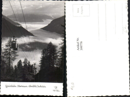 399776,Gjaidbahn Seilbahn Obertraun Oberfeld Nebelmeer