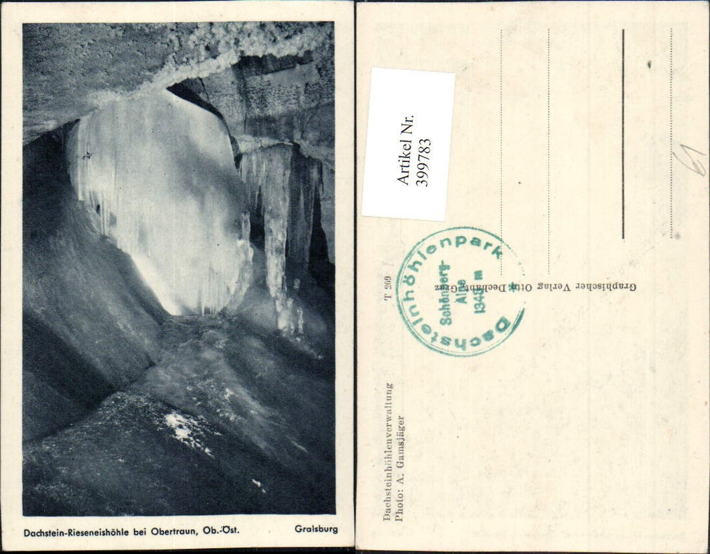 399783,Dachstein-Rieseneishöhle b. Obertraun Gralsburg