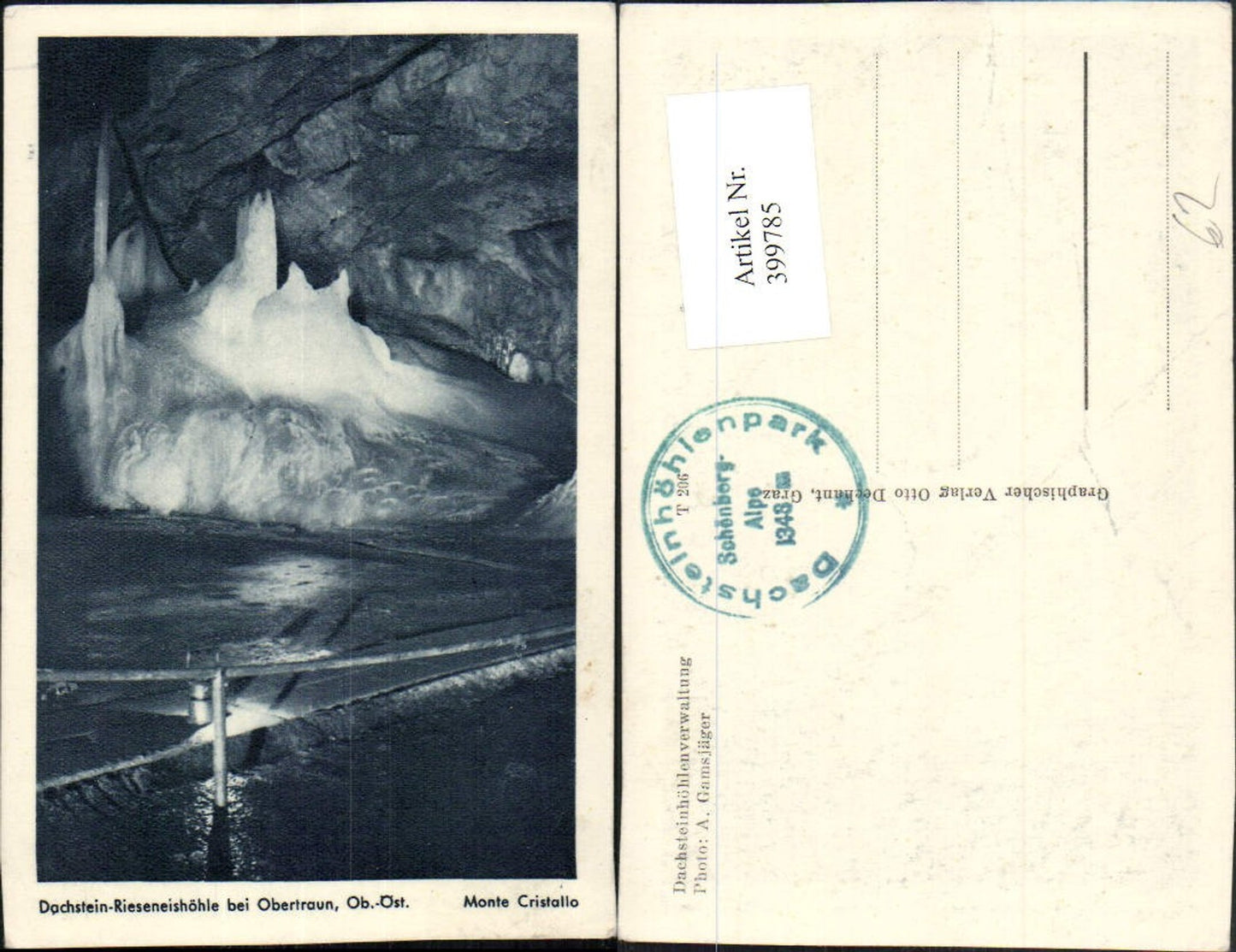 399785,Dachstein-Rieseneishöhle b. Obertraun Monte Cristallo