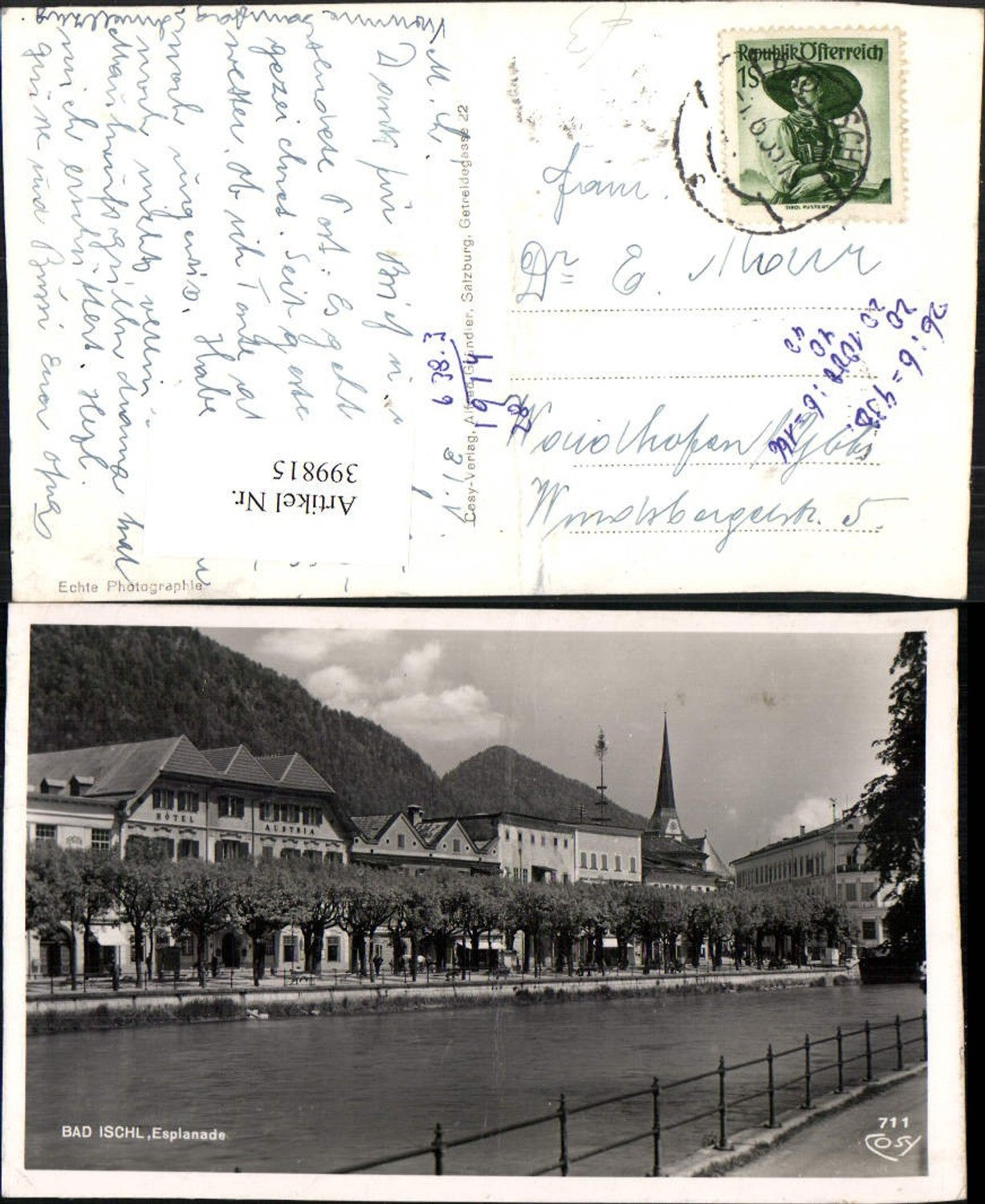 399815,Bad Ischl Esplanade Fluss Maibaum Hotel Austria pub Cosy 711