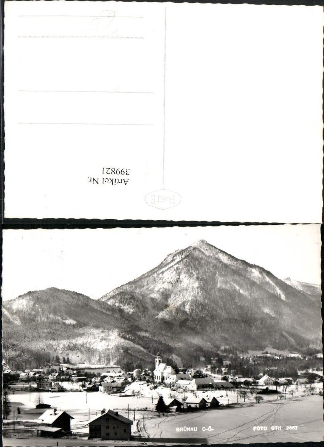 399821,Grünau Totale Bergkulisse Winterbild pub Foto Oth 2867