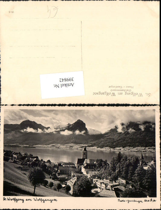 399842,St. Wolfgang am Wolfgangsee Totale Bergkulisse