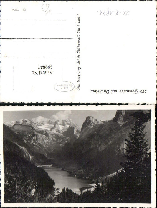 399847,Gosausee See b. Gosau m. Dachstein Bergkulisse