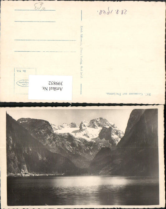 399852,Gosausee See b. Gosau m. Dachstein Bergkulisse