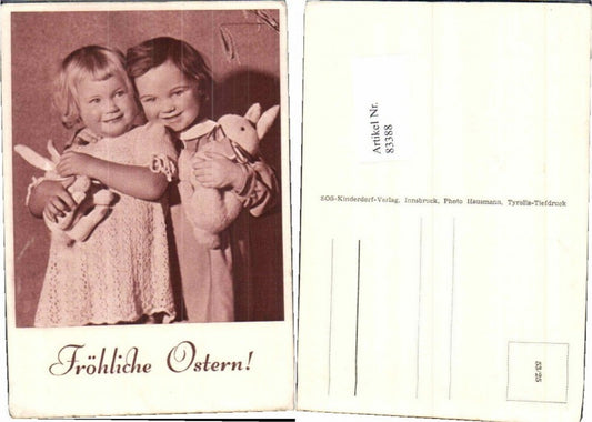 83388,SOS Kinderdorf 53-25 Ostern Kinder Puppen
