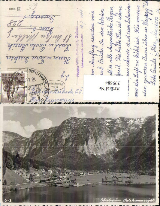 399884,Obertraun Totale Bergkulisse