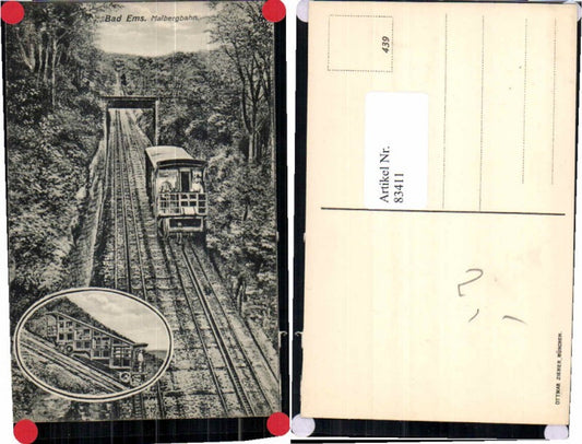 83411,Bad Ems Zahnradbahn Malbergbahn Bergbahn