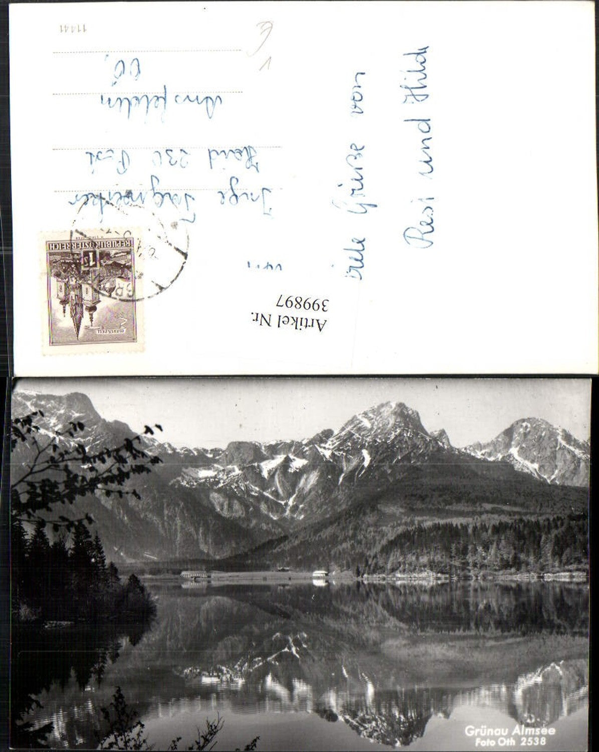 399897,Grünau Almsee See Bergkulisse pub Foto Oth 2538