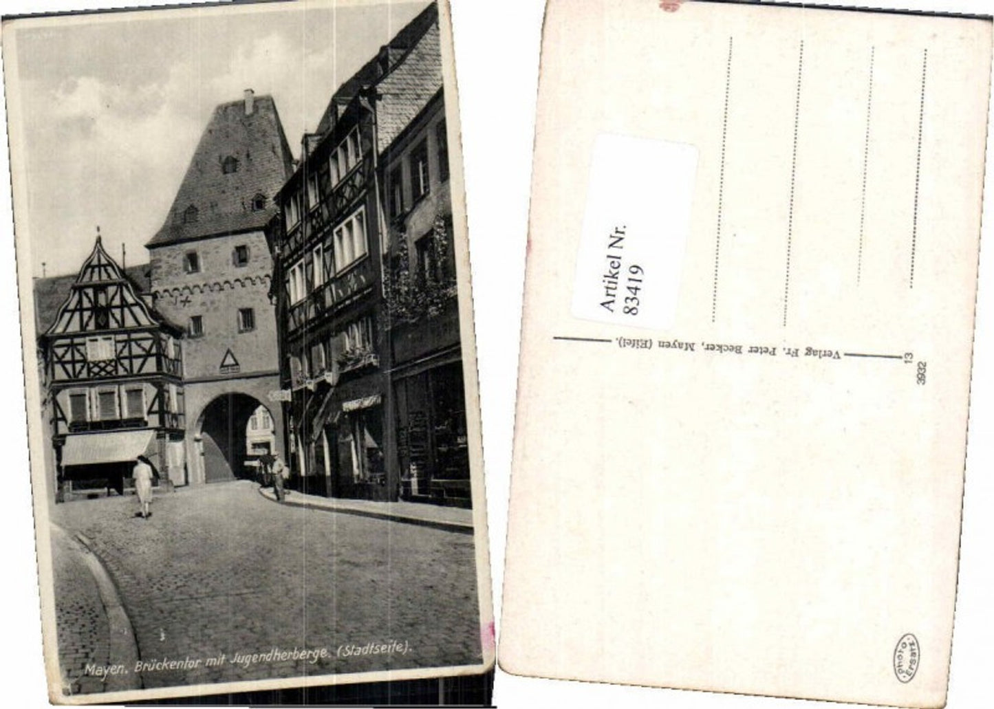 83419,Mayen Koblenz Brückentor Jugendherberge Strassenansicht