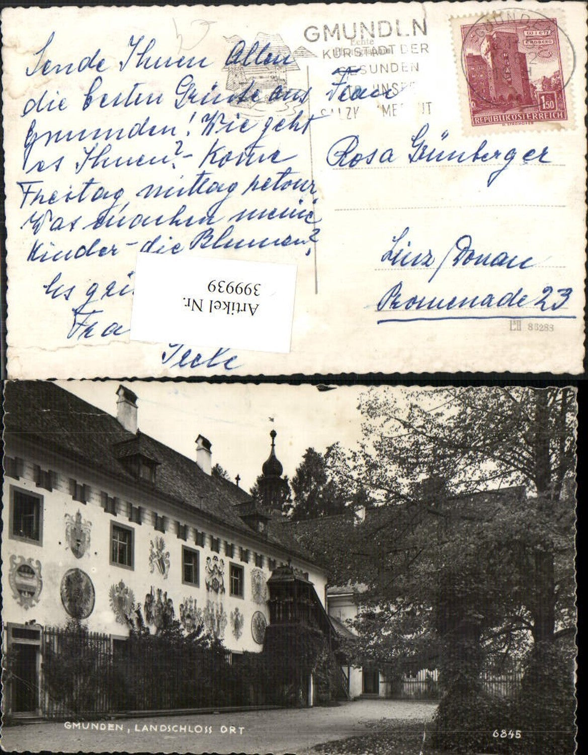 399939,Gmunden Landschloss Ort Orth