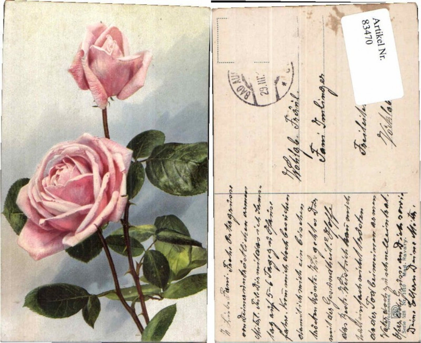 83470,Photochromie Ser 528-1010 Rose Ravary
