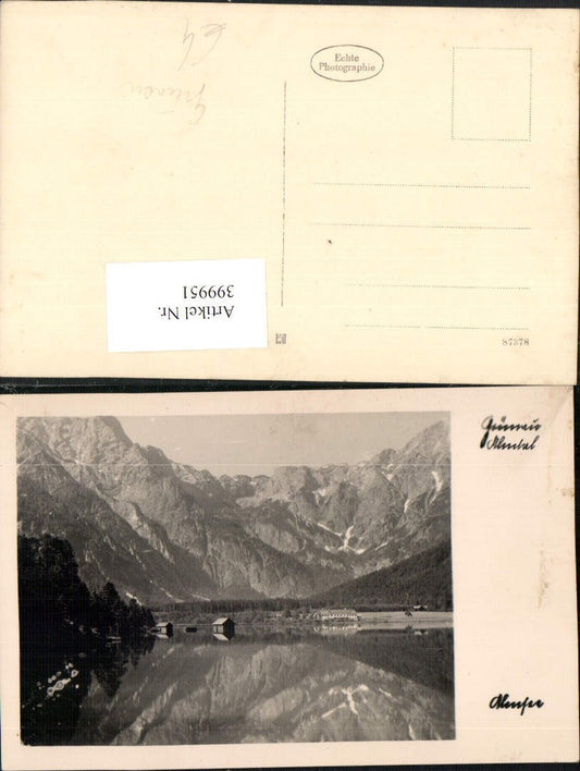 399951,Grünau im Almtal Almsee See Bergkulisse